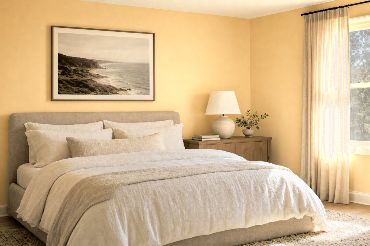 French by Benjamin Moore on interiors