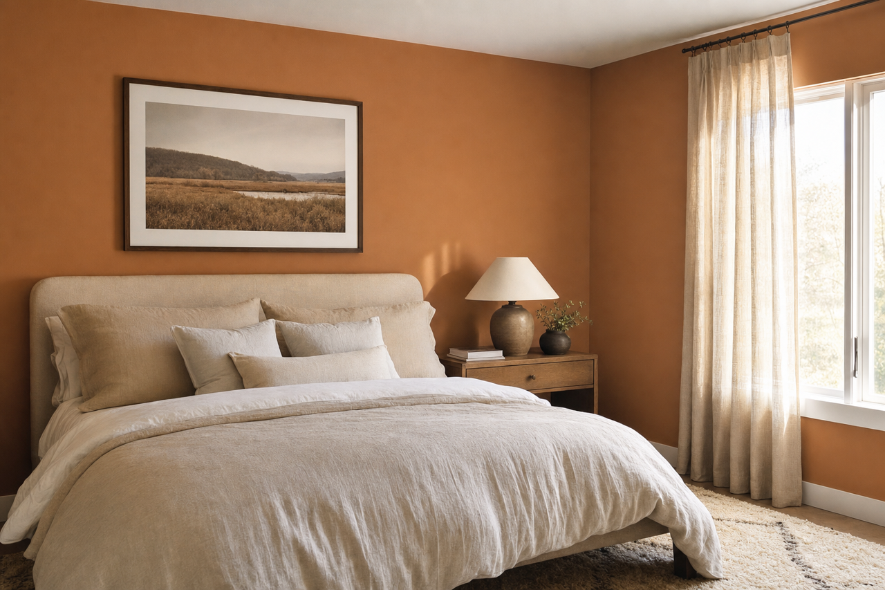 Spiced by Benjamin Moore on interiors