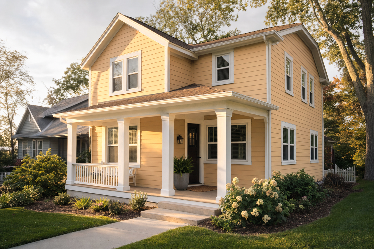 Ginger by Benjamin Moore on exterior