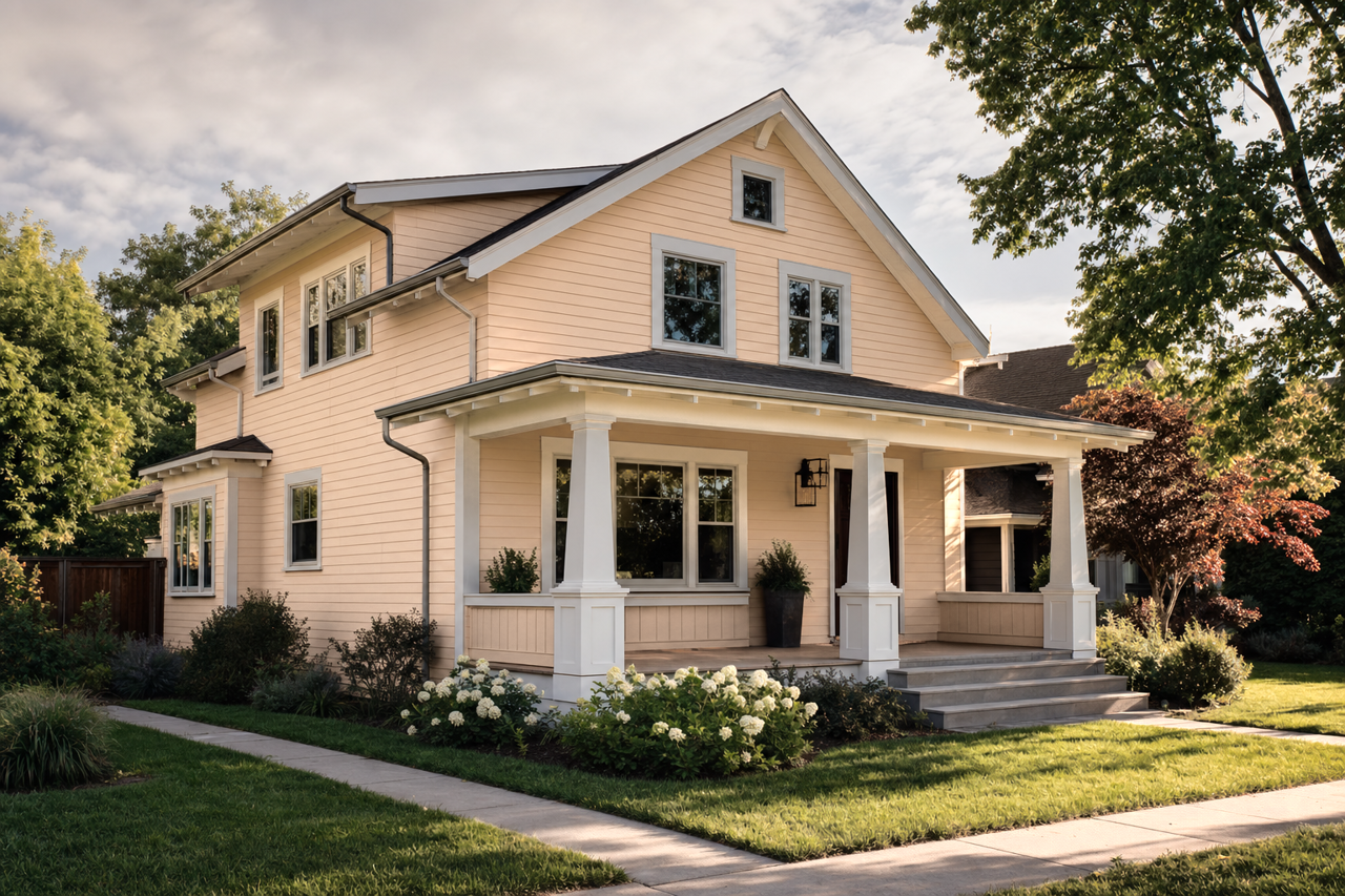Sepia by Benjamin Moore on exterior
