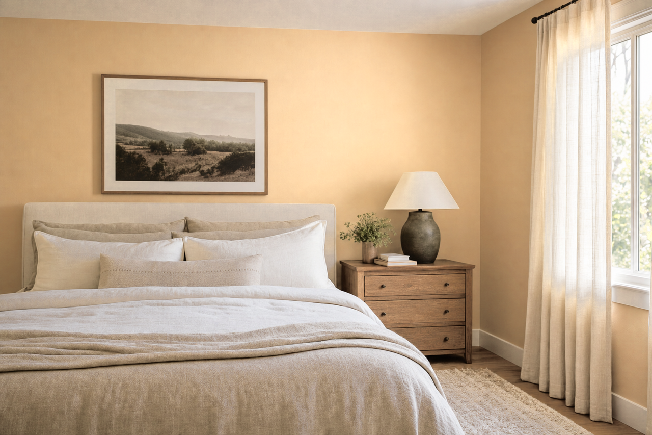 Sepia by Benjamin Moore on interiors