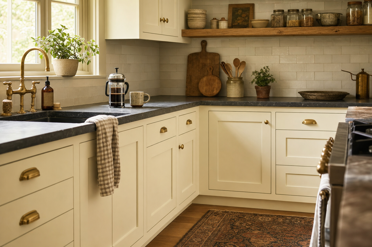 Oxford by Benjamin Moore on cabinets