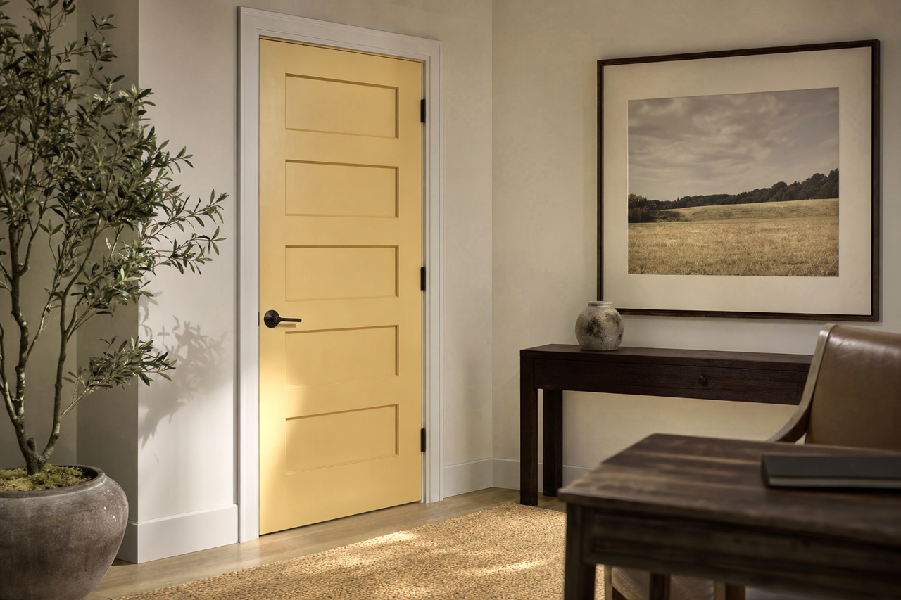 Sombrero by Benjamin Moore on interior-doors
