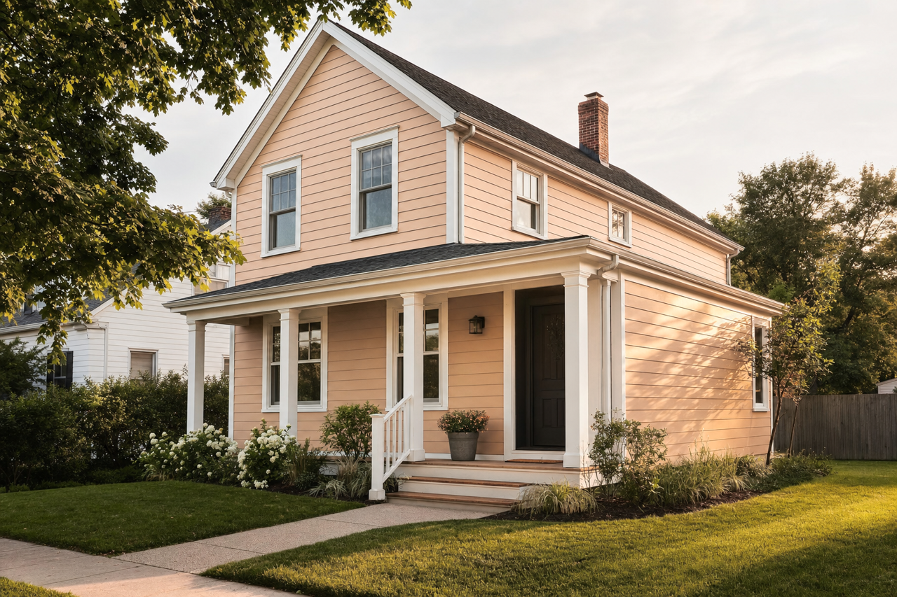 Rawhide by Benjamin Moore on exterior