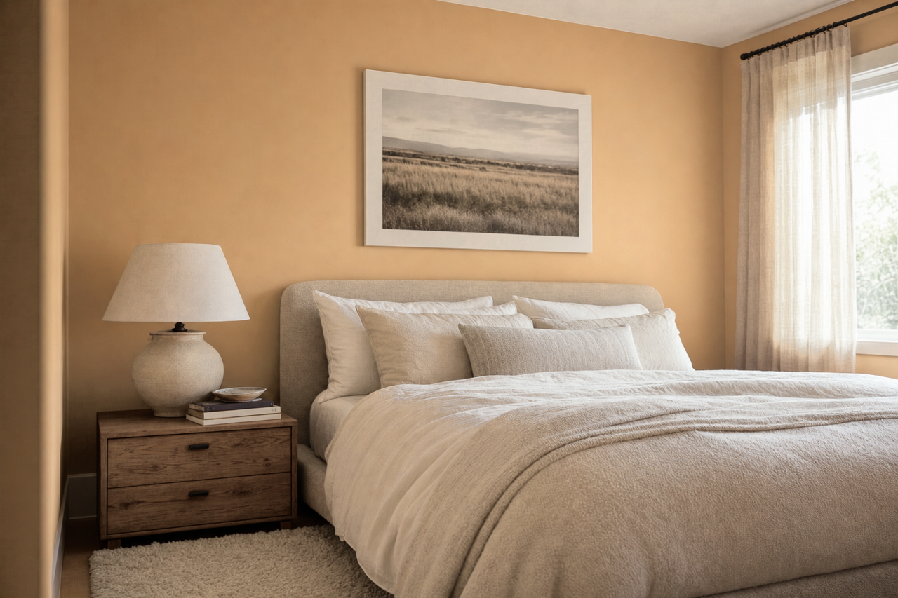 Rawhide by Benjamin Moore on interiors