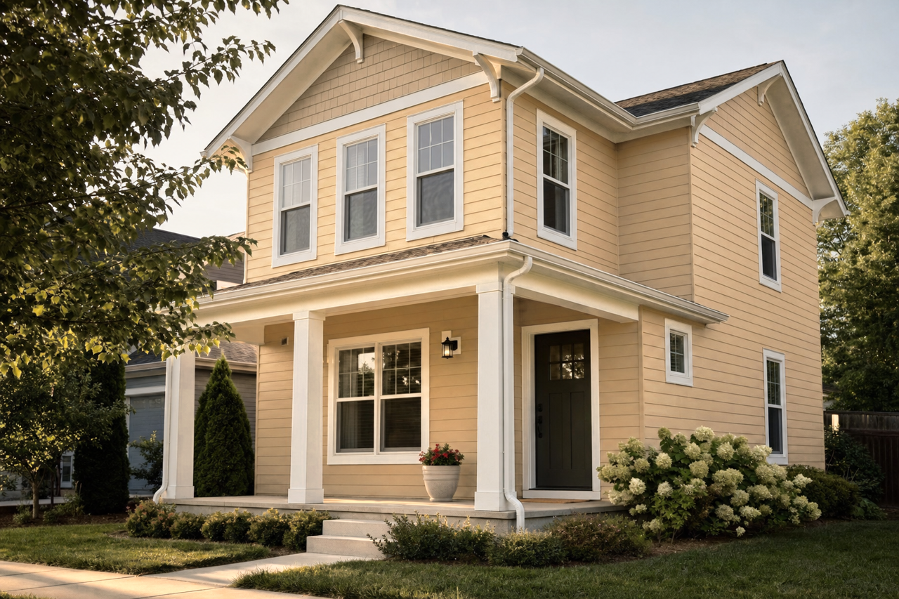 Sisal by Benjamin Moore on exterior