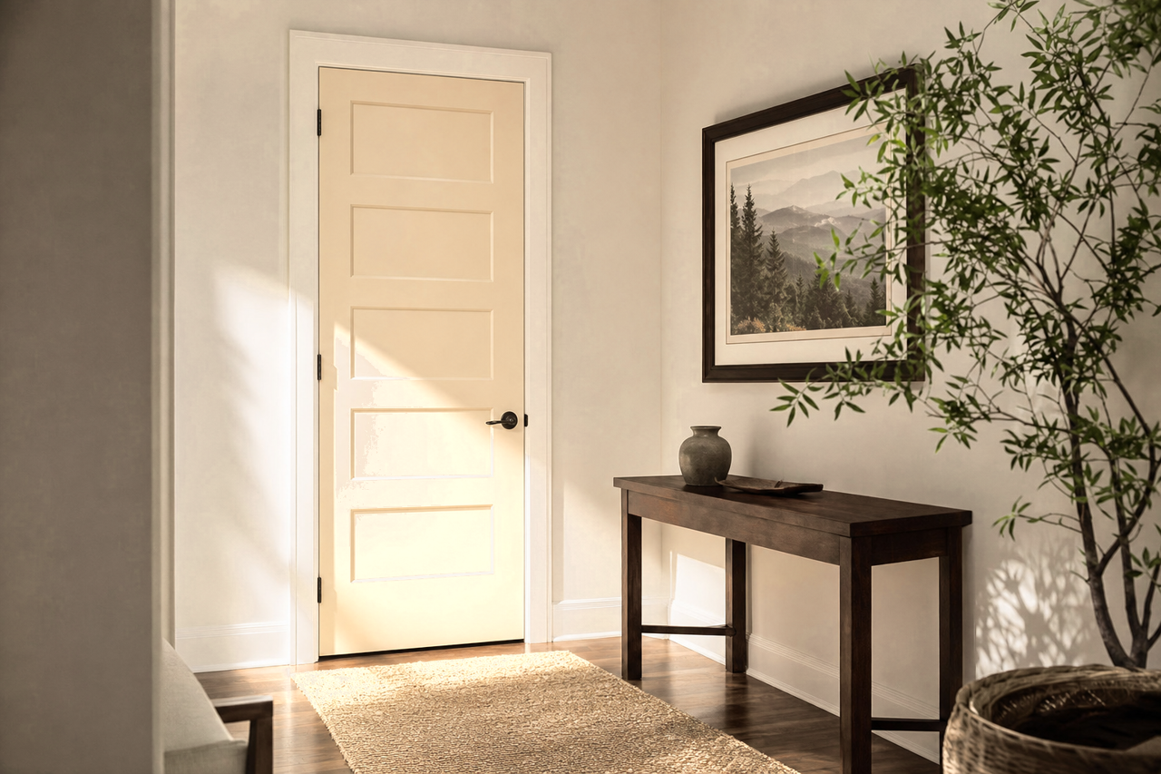Thousand by Benjamin Moore on interior-doors