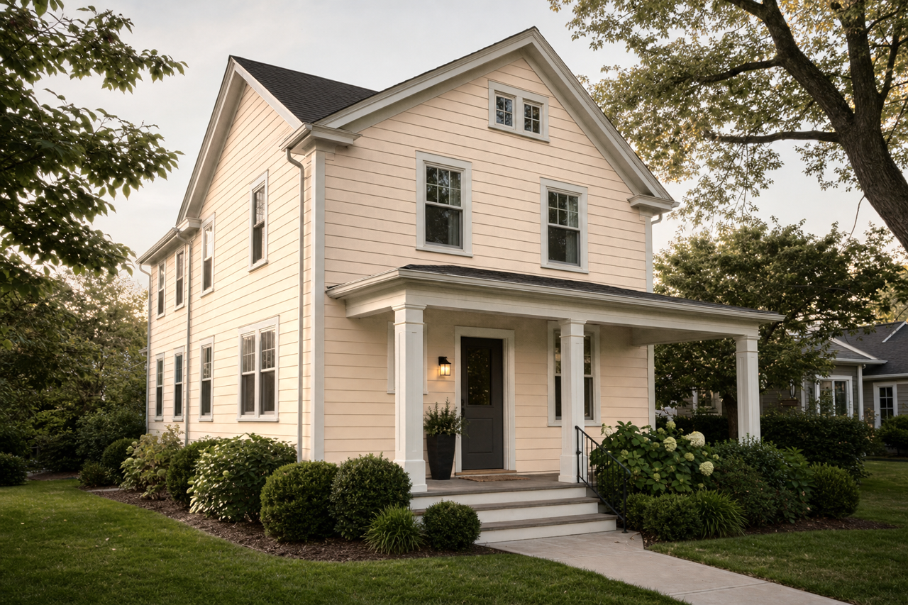 Bar by Benjamin Moore on exterior