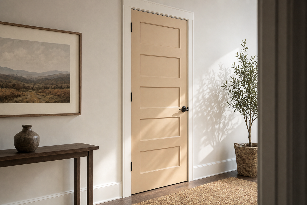 Hillsborough by Benjamin Moore on interior-doors