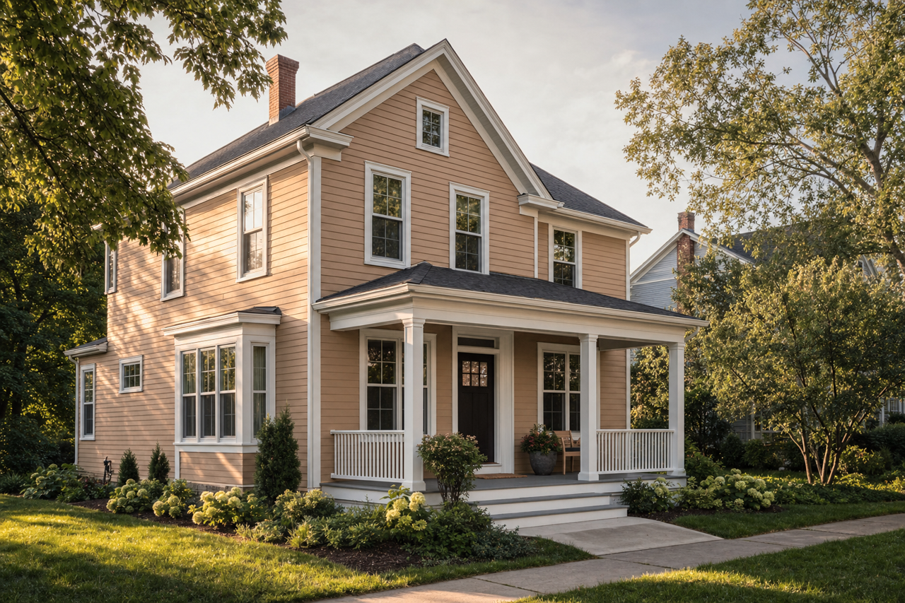 Norwester by Benjamin Moore on exterior