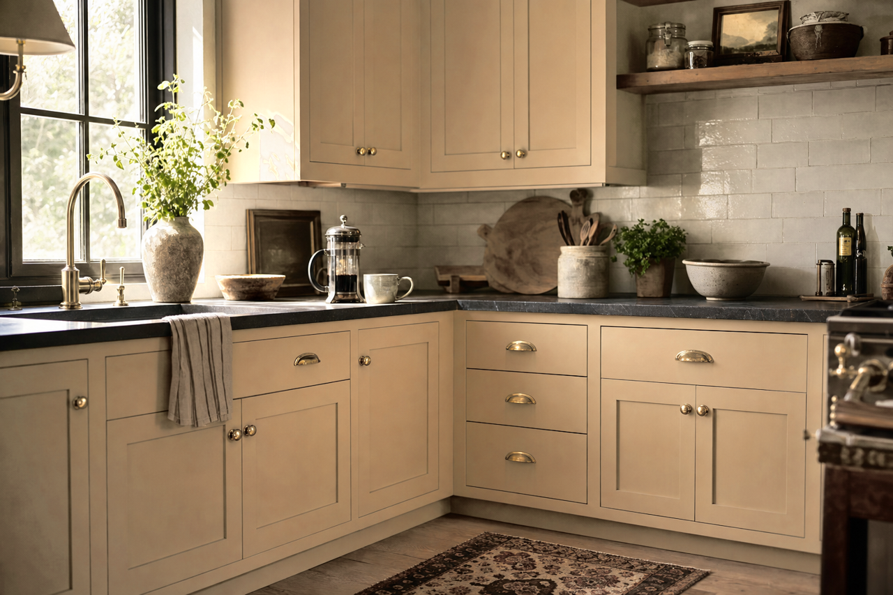 Wild by Benjamin Moore on cabinets
