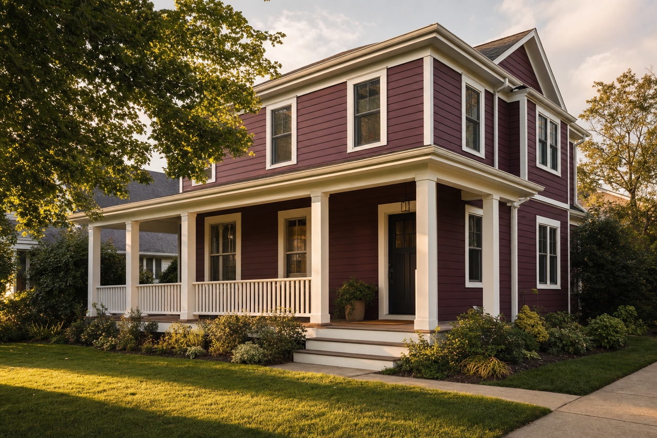 Jester by Benjamin Moore on exterior