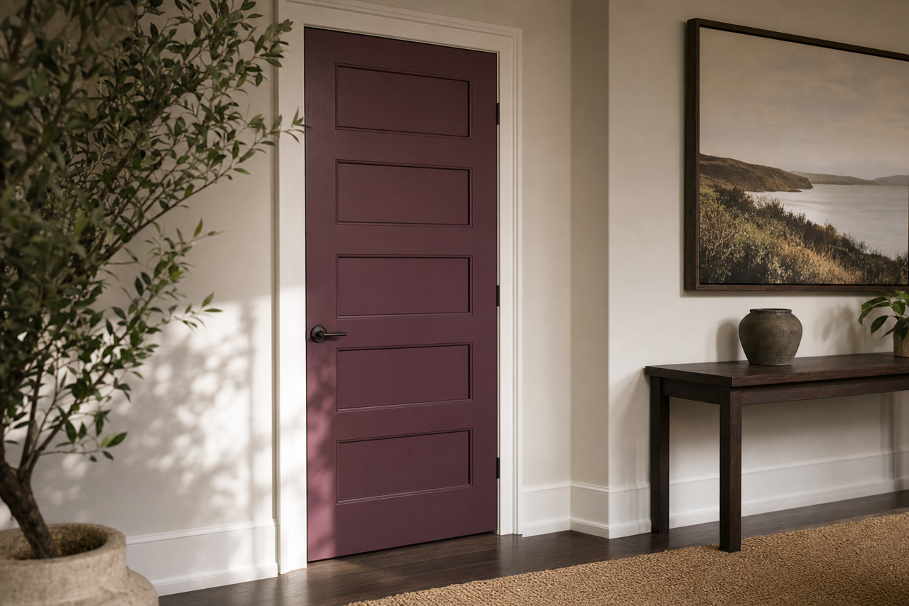 Jester by Benjamin Moore on interior-doors