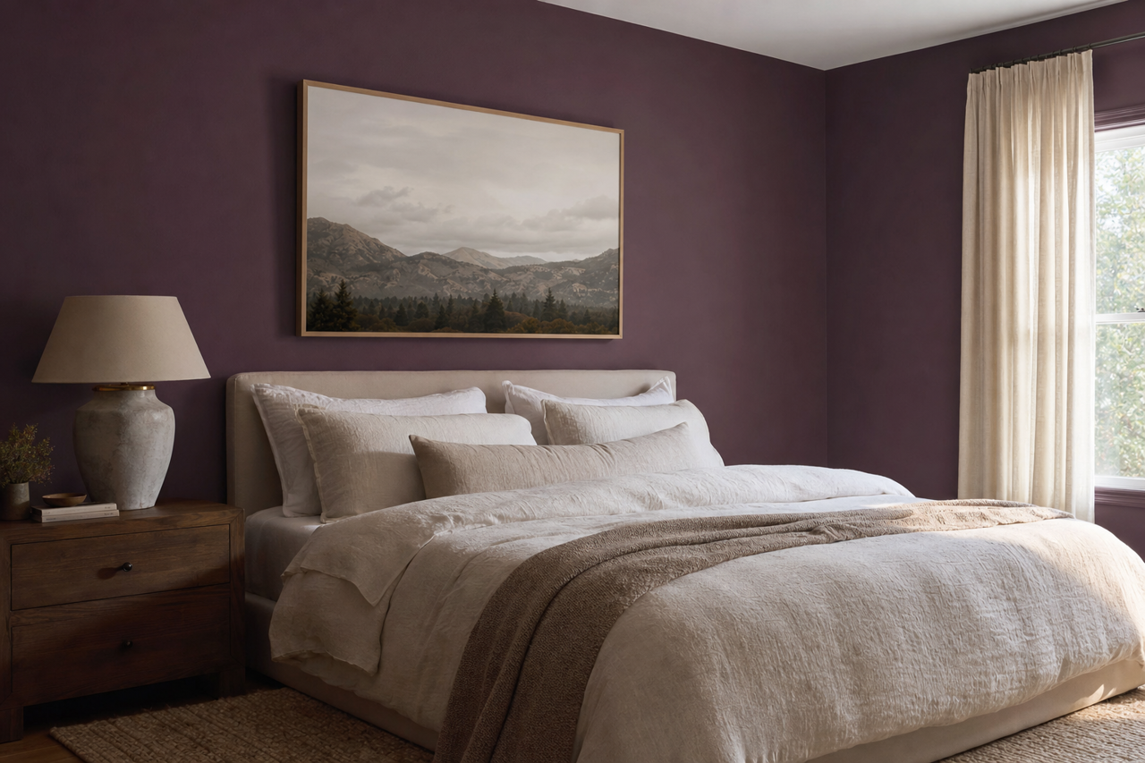 Peerage by Benjamin Moore on interiors