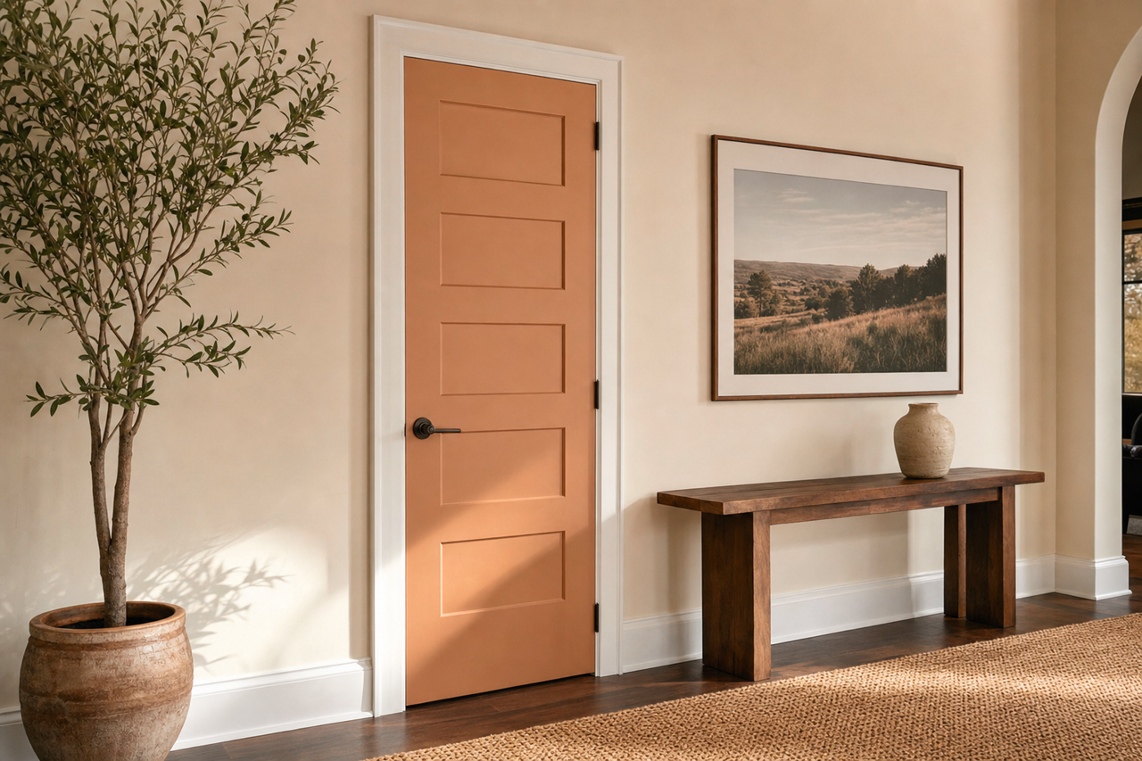 Potters by Benjamin Moore on interior-doors