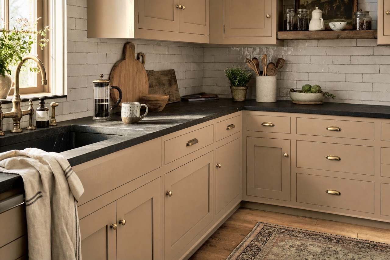 Elk by Benjamin Moore on cabinets