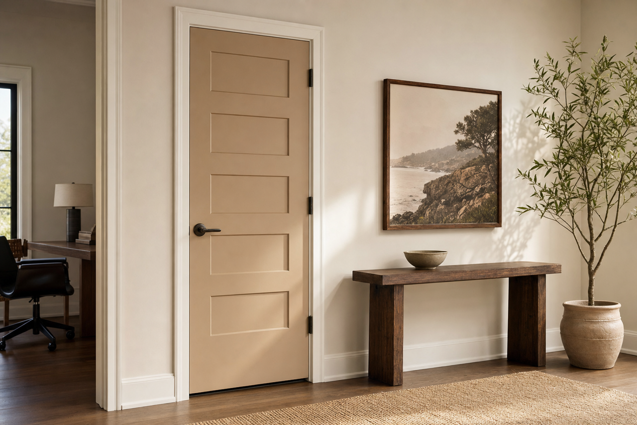 Elk by Benjamin Moore on interior-doors