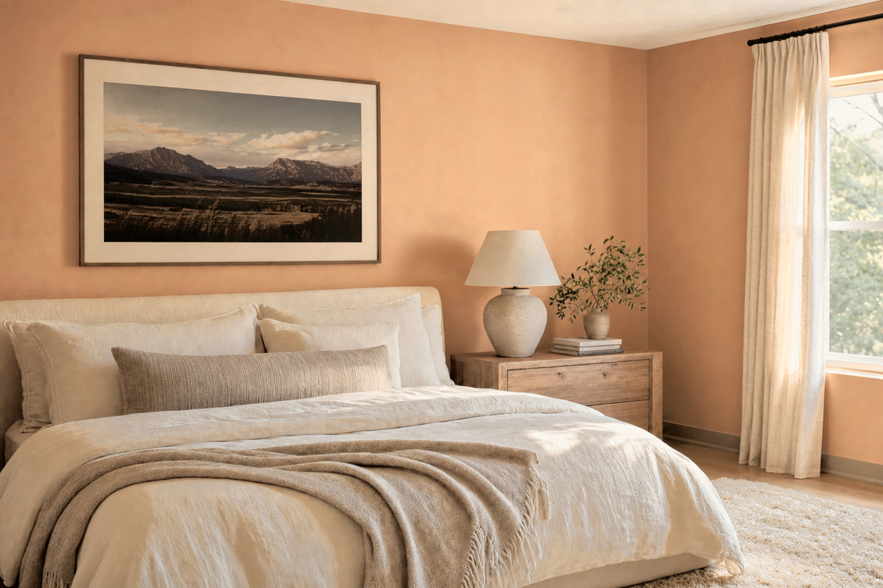 Toffee by Benjamin Moore on interiors
