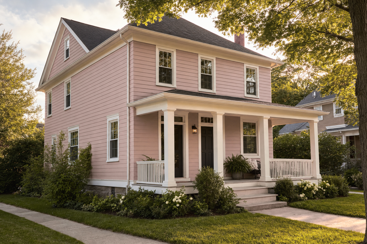Muddy by Benjamin Moore on exterior