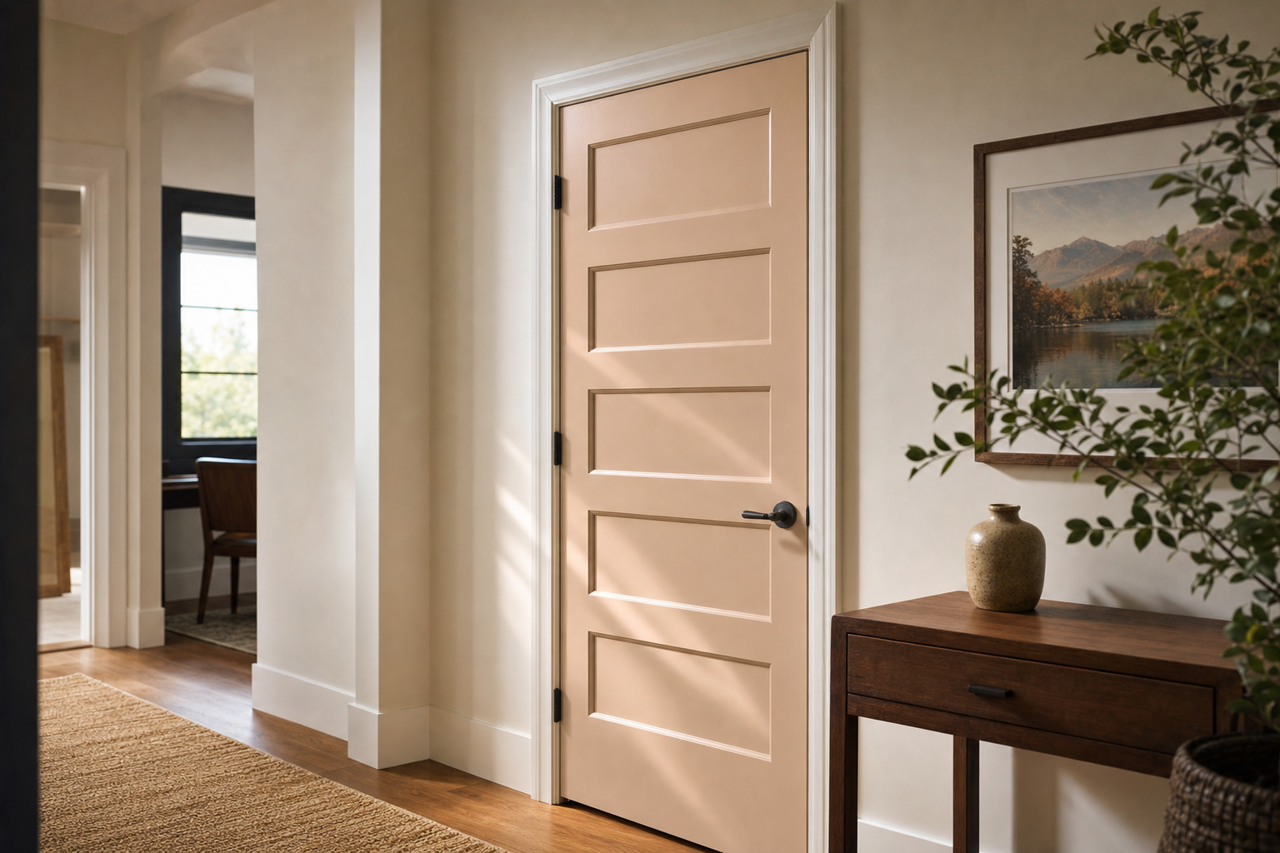 Old by Benjamin Moore on interior-doors
