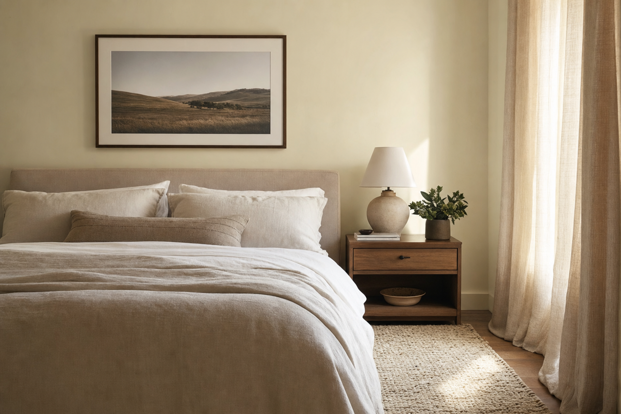 Cloud by Benjamin Moore on interiors