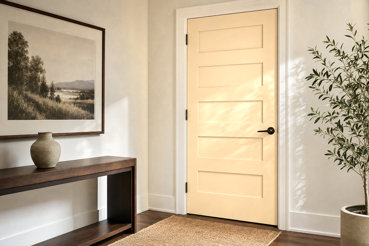 Sundial by Benjamin Moore on interior-doors