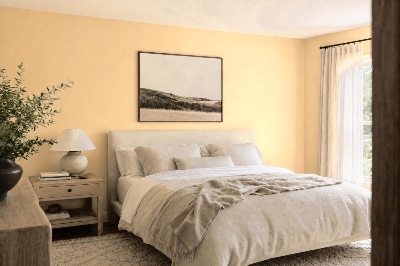Sundial by Benjamin Moore on interiors