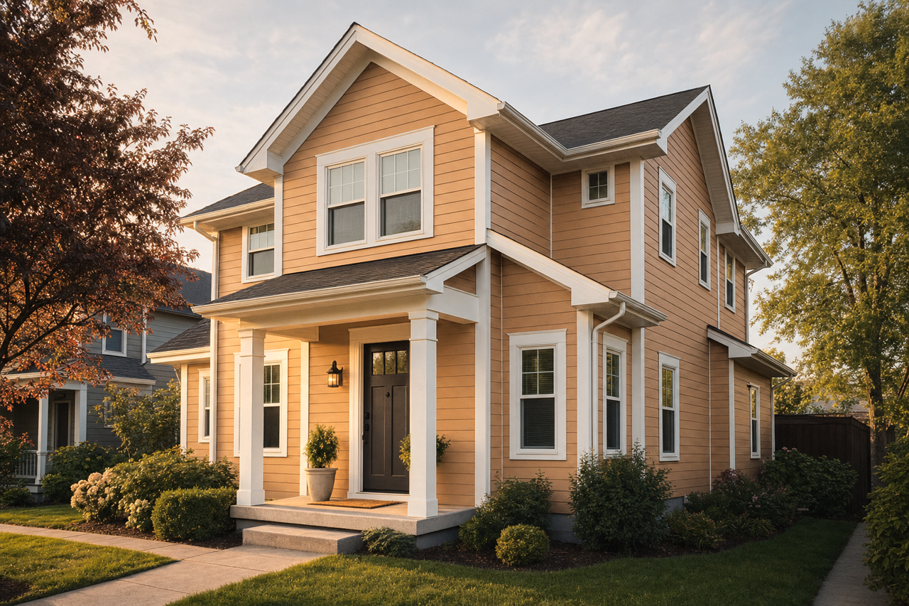 Maple by Benjamin Moore on exterior