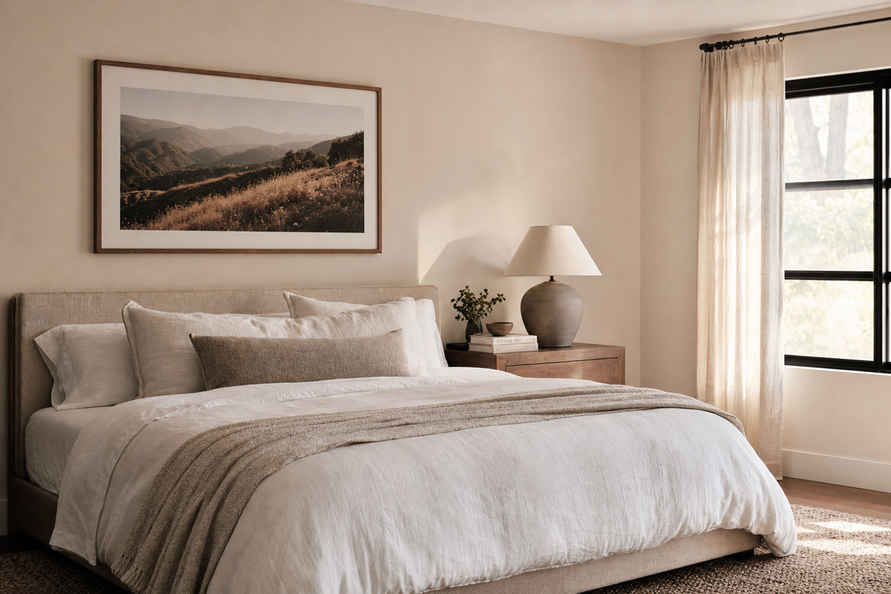 Bone by Benjamin Moore on interiors