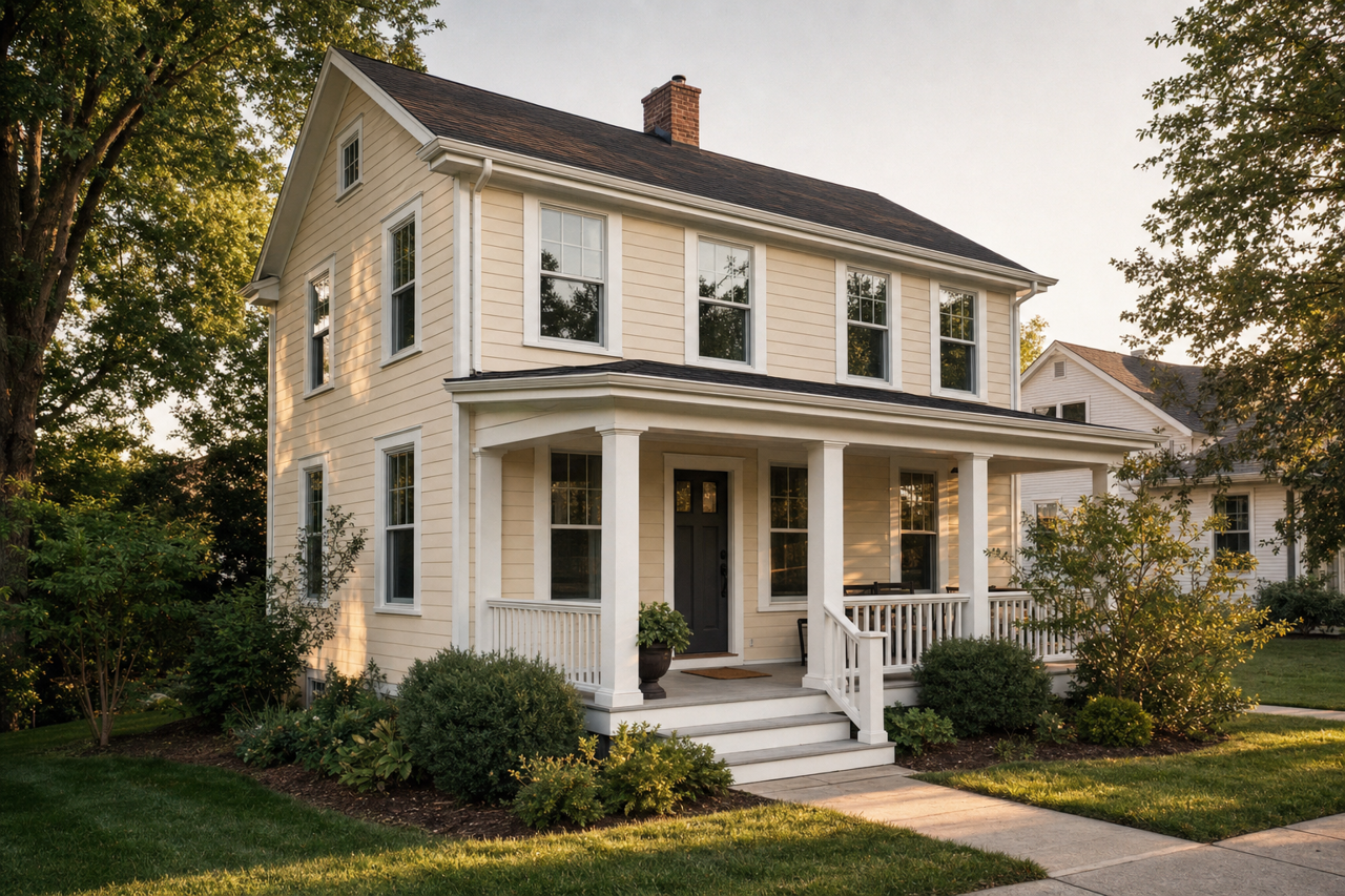 Ice by Benjamin Moore on exterior