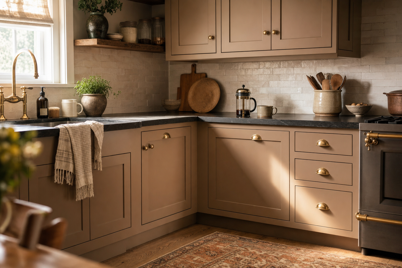 Deer by Benjamin Moore on cabinets