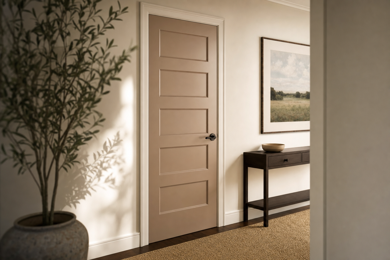 Deer by Benjamin Moore on interior-doors