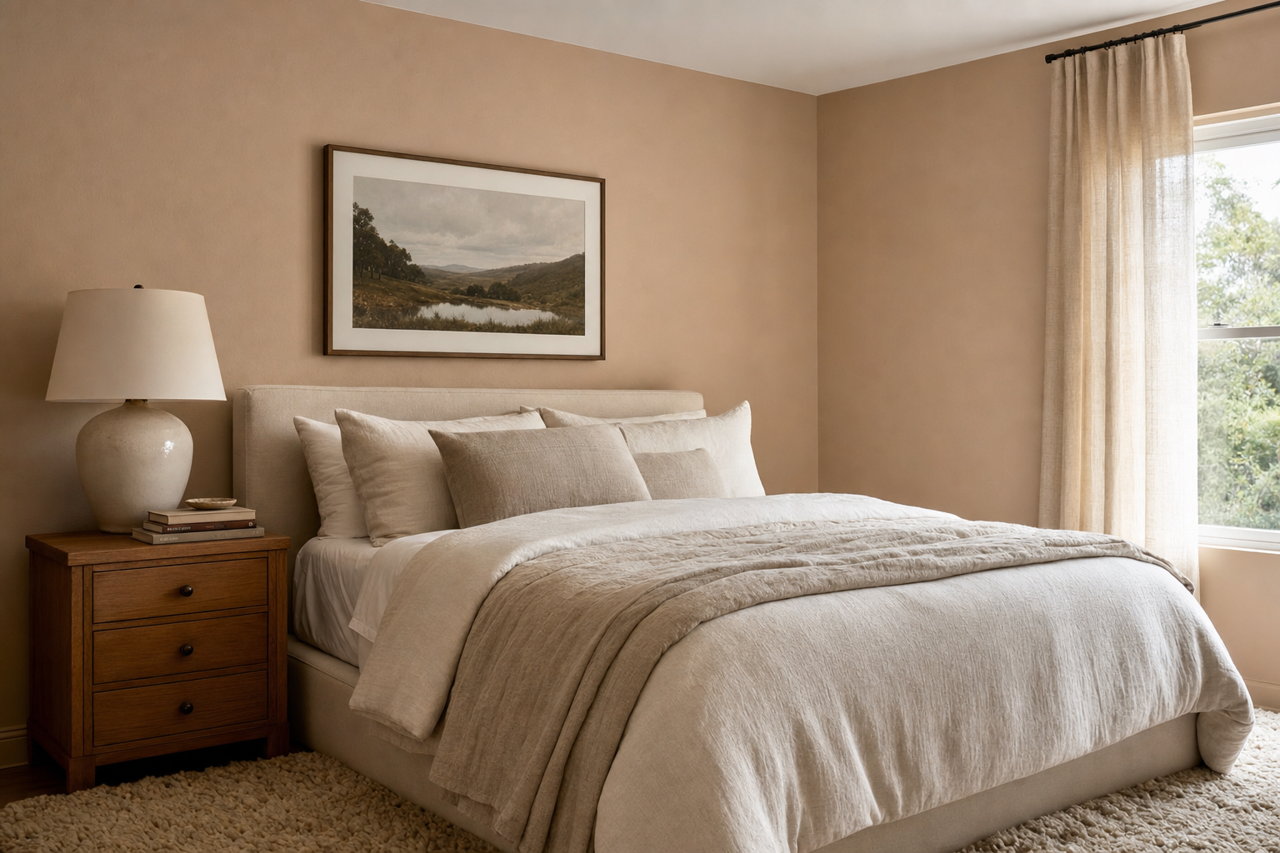 Cobblestone by Benjamin Moore on interiors