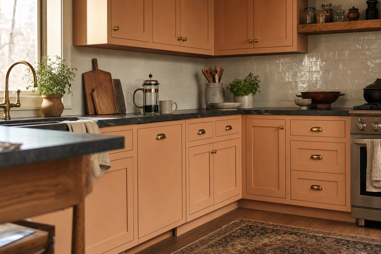 Dufferin by Benjamin Moore on cabinets