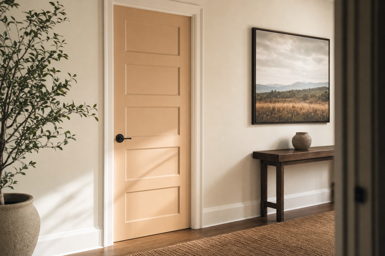 Dufferin by Benjamin Moore on interior-doors