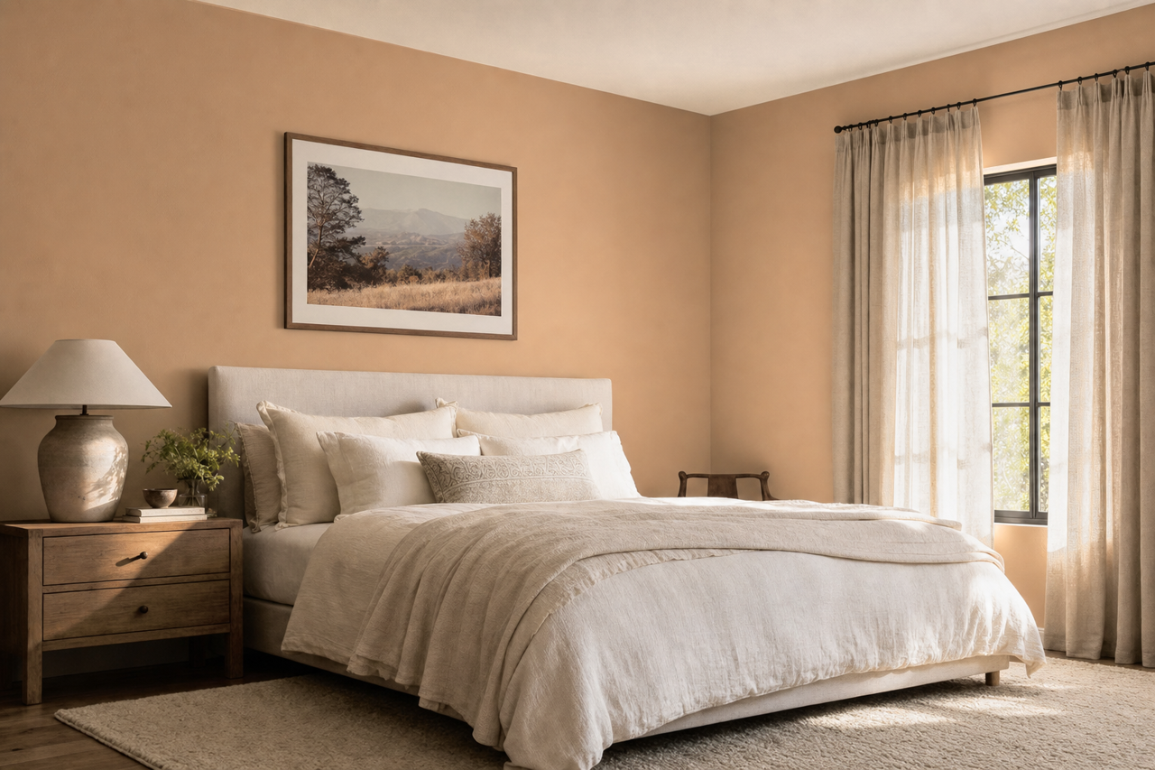 Tiramisu by Benjamin Moore on interiors