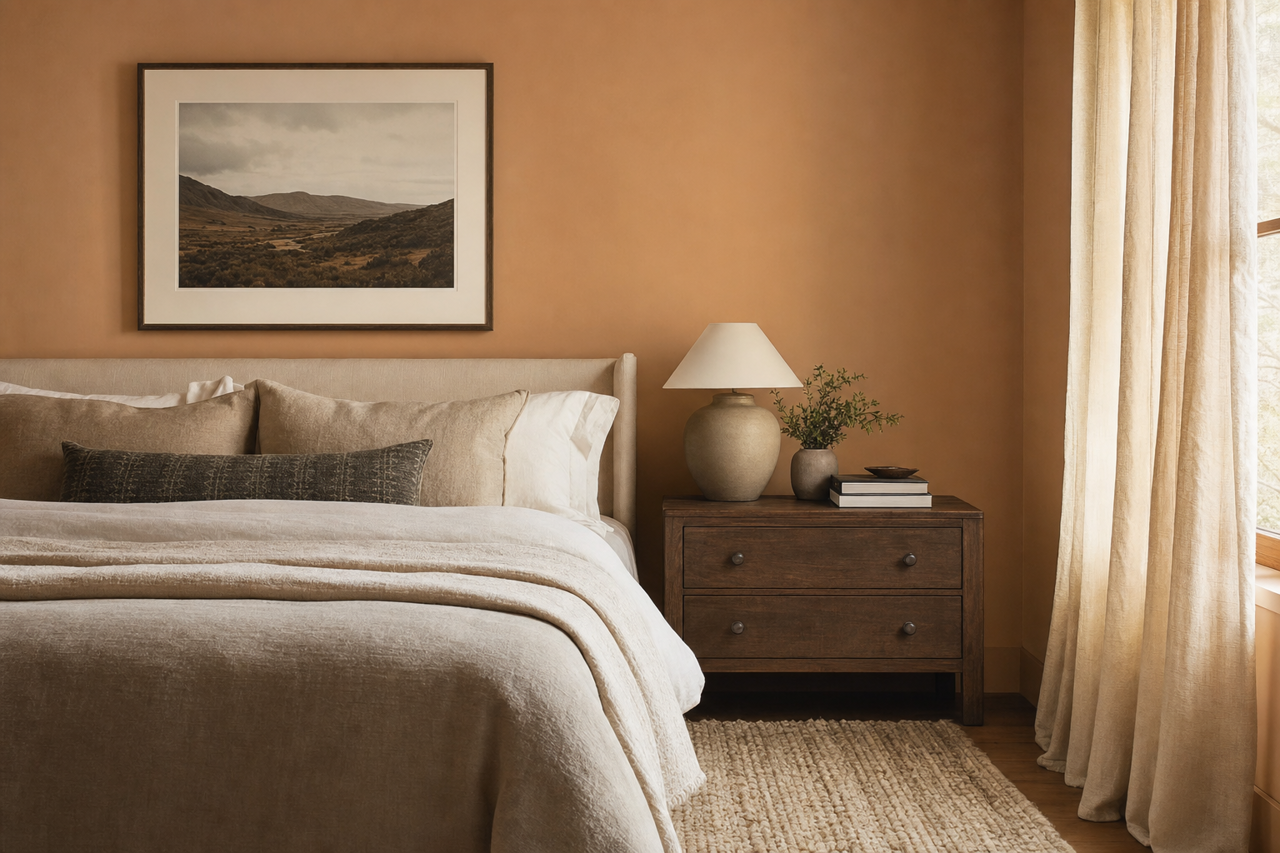 Ranchwood by Benjamin Moore on interiors