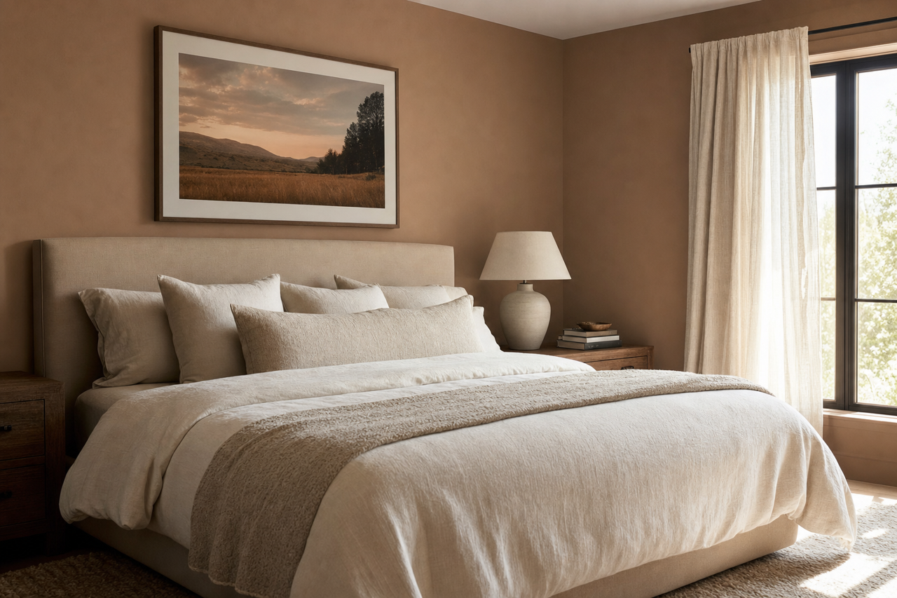 Flagstone by Benjamin Moore on interiors