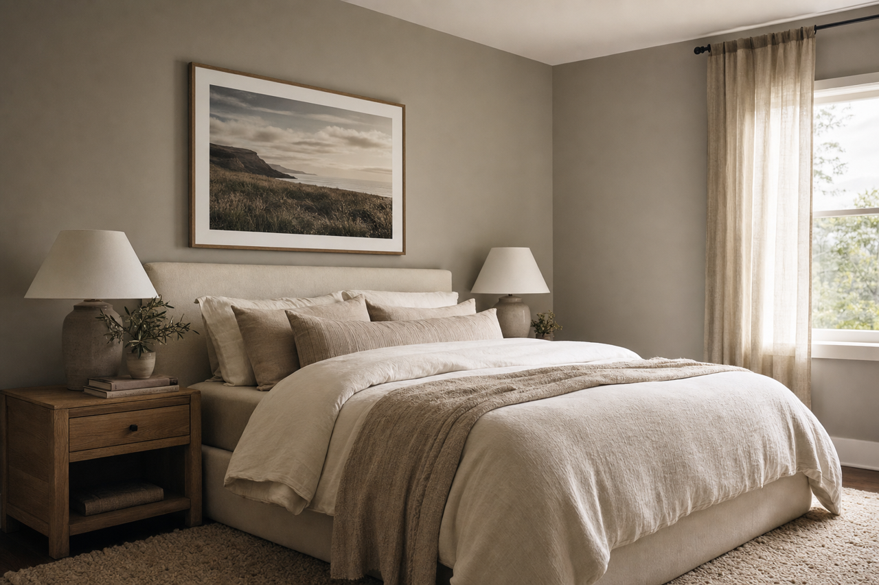 Escarpment by Benjamin Moore on interiors