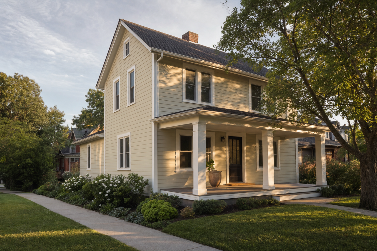 Florentine by Benjamin Moore on exterior