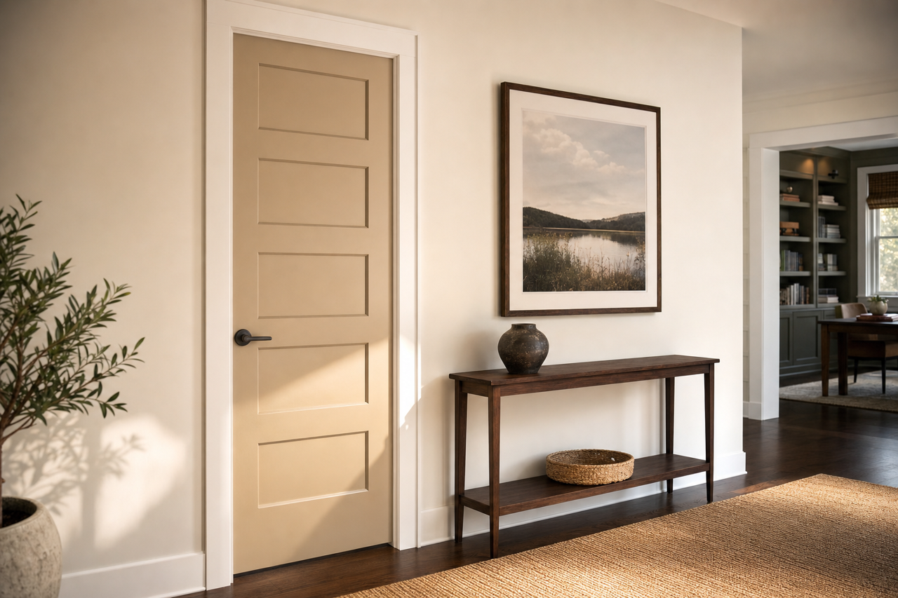 Brandon by Benjamin Moore on interior-doors