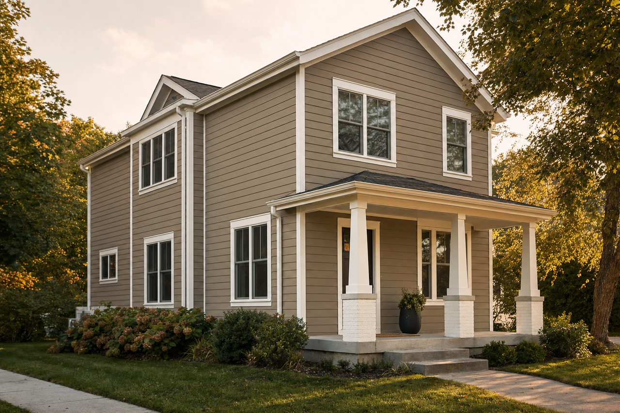 Stampede by Benjamin Moore on exterior