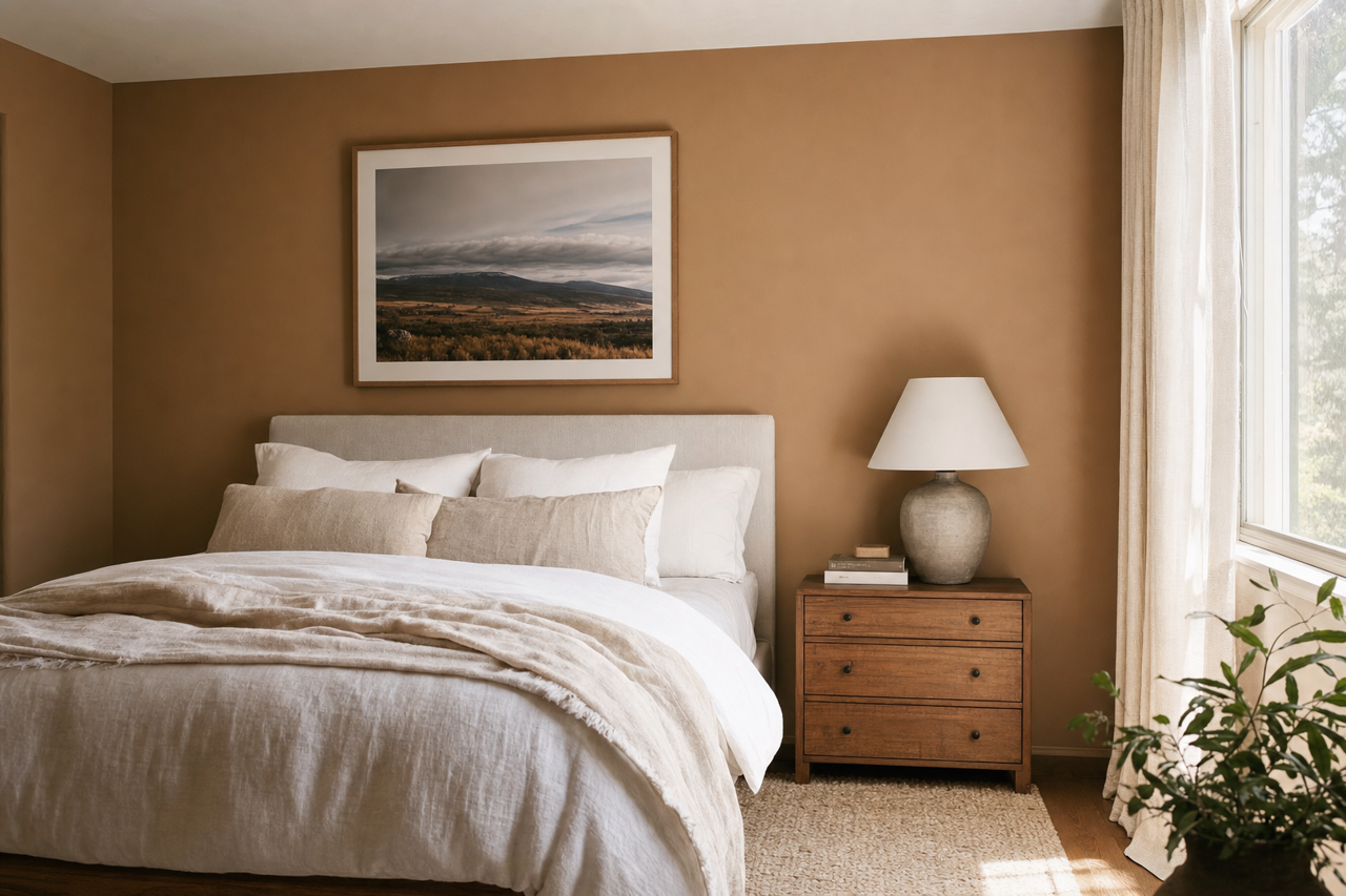 Stampede by Benjamin Moore on interiors