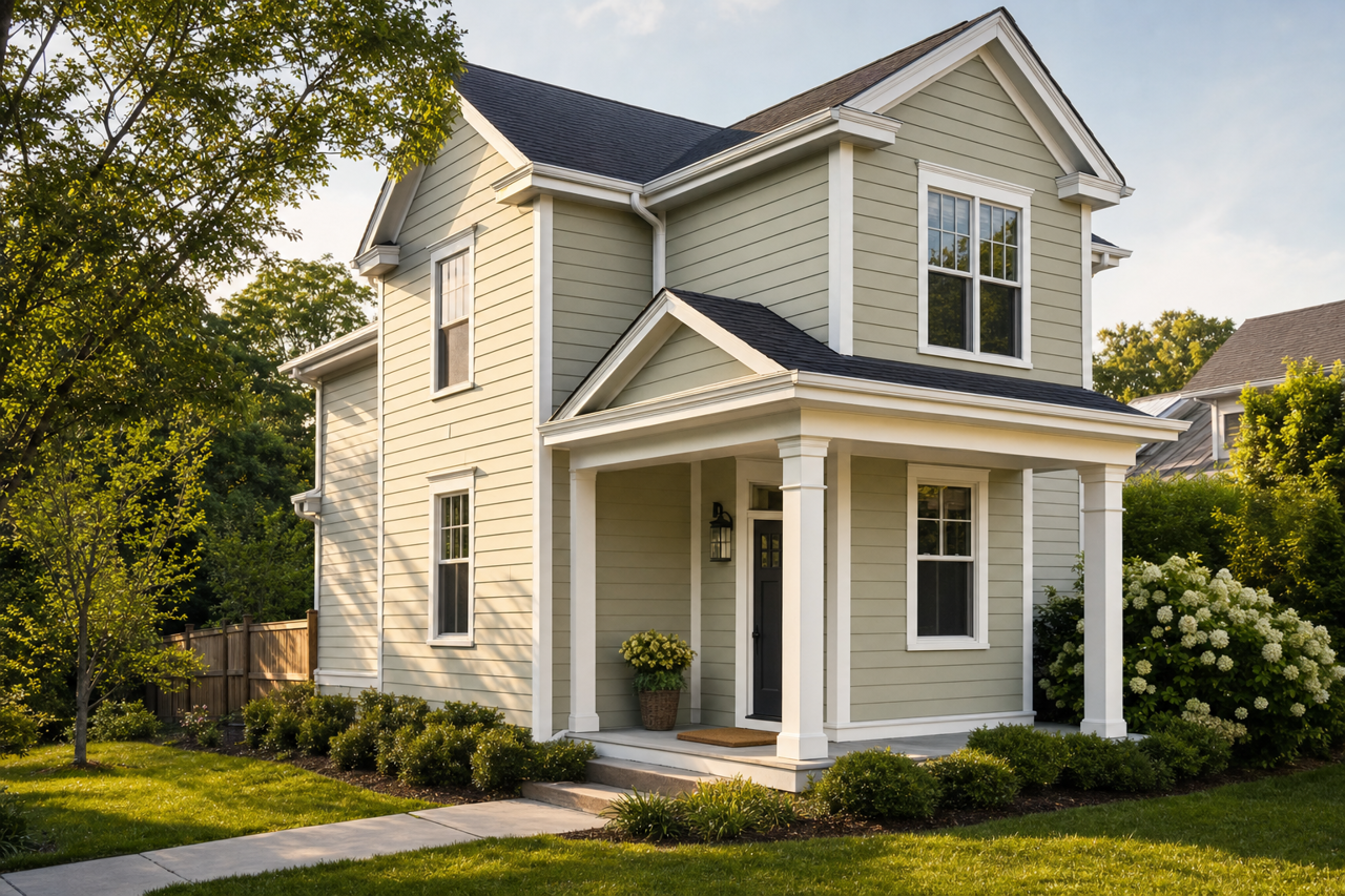 October by Benjamin Moore on exterior