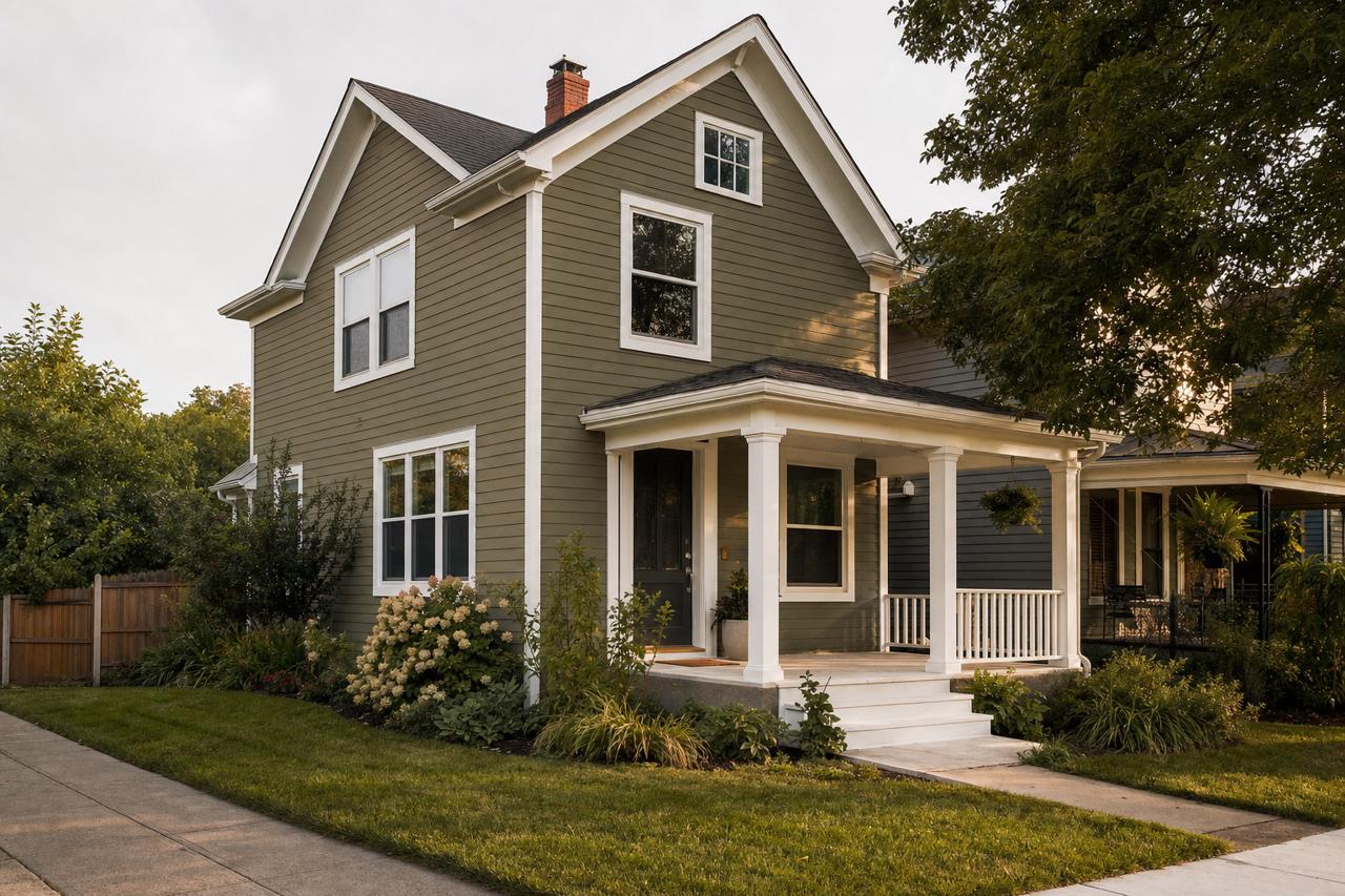 Forest by Benjamin Moore on exterior