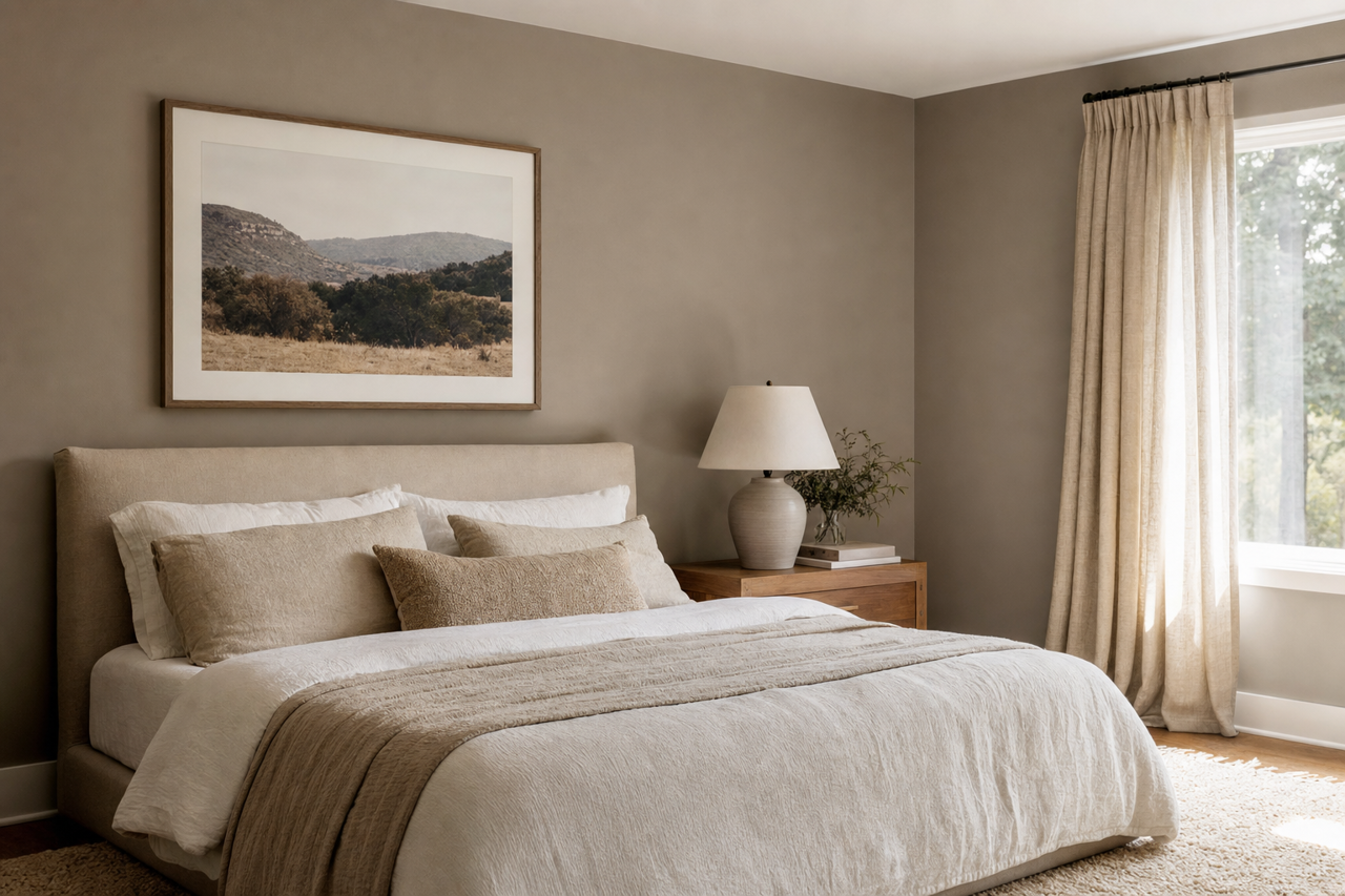 Barnboard by Benjamin Moore on interiors