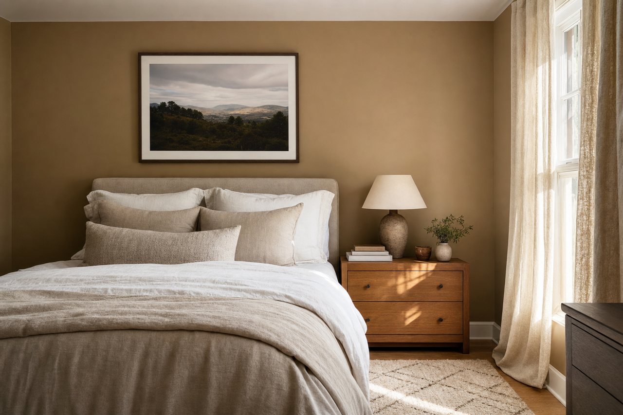 Mortar by Benjamin Moore on interiors