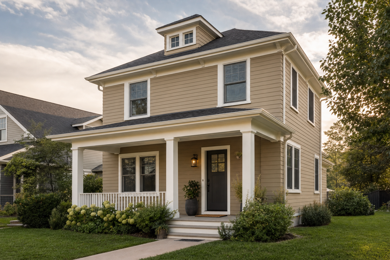 Nordic by Benjamin Moore on exterior