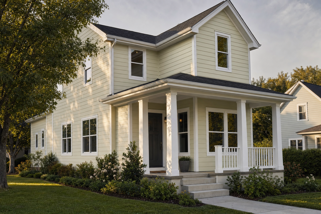 Glazed by Benjamin Moore on exterior