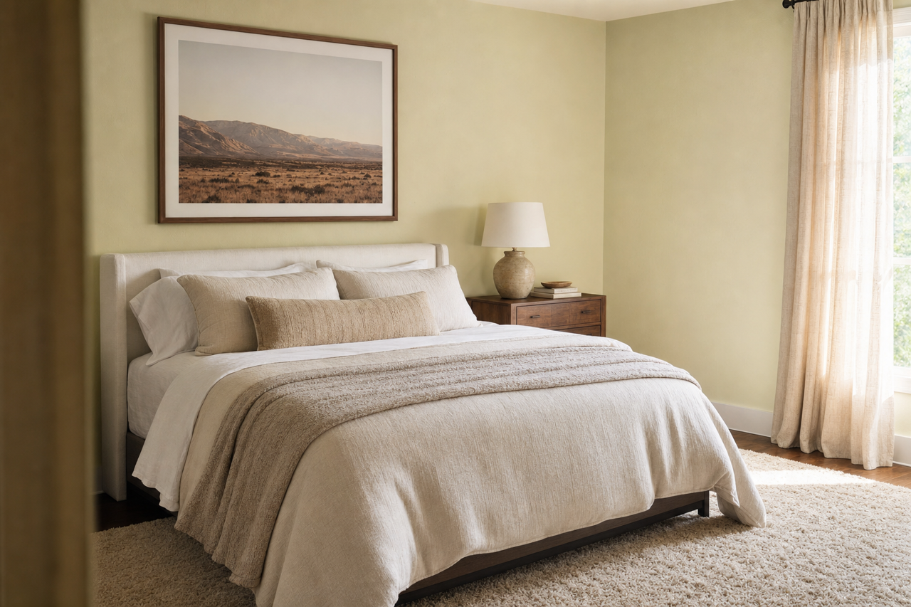 Glazed by Benjamin Moore on interiors